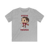 Steve Young San Francisco 49ers, Kids Gildan Softstyle Tee Shirt