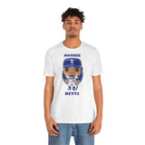 Mookie Betts L.A/Brooklyn Dodgers, Soft Cotton Bella and Canvas Short Sleeve Tee shirt