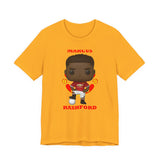Marcus Rashford Manchester United, Soft Cotton Bella and Canvas Short Sleeve Tee shirt
