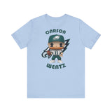 Carson Wentz Philadelphia Eagles (White Jersey), Soft Cotton Bella and Canvas Short Sleeve Tee shirt