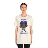 Jackie Robinson L.A/Brooklyn Dodgers, Soft Cotton Bella and Canvas Short Sleeve Tee shirt