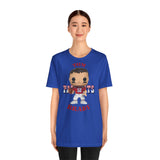 Tom Brady New England Patriots (Throwback), Soft Cotton Bella and Canvas Short Sleeve Tee shirt