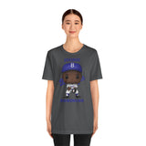 Jackie Robinson L.A/Brooklyn Dodgers, Soft Cotton Bella and Canvas Short Sleeve Tee shirt