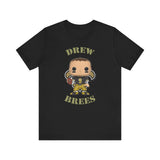 Drew Brees New Orleans Saints Throwback, Soft Cotton Bella and Canvas Short Sleeve Tee shirt