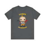Terry Bradshaw Pittsburgh Steelers (White), Soft Cotton Bella and Canvas Short Sleeve Tee shirt
