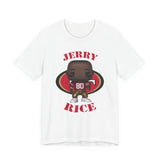 Jerry Rice San Francisco 49ers, Soft Cotton Bella and Canvas Short Sleeve Tee shirt
