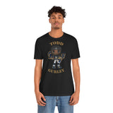 Todd Gurley L.A Rams (Large), Soft Cotton Bella and Canvas Short Sleeve Tee shirt