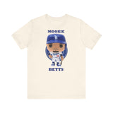 Mookie Betts L.A/Brooklyn Dodgers, Soft Cotton Bella and Canvas Short Sleeve Tee shirt