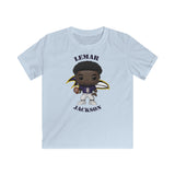 Lemar Jackson Baltimore Ravens, Kids Gildan Softstyle Tee Shirt