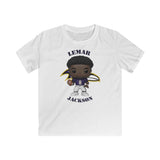 Lemar Jackson Baltimore Ravens, Kids Gildan Softstyle Tee Shirt