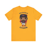 Francisco Lindor Cleveland Indians, Soft Cotton Bella and Canvas Short Sleeve Tee shirt