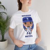 Mookie Betts L.A/Brooklyn Dodgers, Soft Cotton Bella and Canvas Short Sleeve Tee shirt