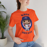 Kris Bryant Chicago Cubs, Soft Cotton Bella and Canvas Short Sleeve Tee shirt