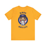 Kris Bryant Chicago Cubs, Soft Cotton Bella and Canvas Short Sleeve Tee shirt