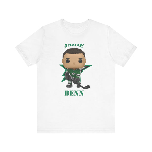 Jamie Benn Dallas Stars, Soft Cotton Bella and Canvas Short Sleeve Tee shirt