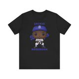 Jackie Robinson L.A/Brooklyn Dodgers, Soft Cotton Bella and Canvas Short Sleeve Tee shirt