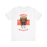 Odell Beckham Jr Cleveland Browns, Soft Cotton Bella and Canvas Short Sleeve Tee shirt