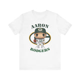 Aaron Rodgers Green Bay Packers, Soft Cotton Bella and Canvas Short Sleeve Tee shirt