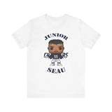 Junior Seau L.A Chargers, Soft Cotton Bella and Canvas Short Sleeve Tee shirt