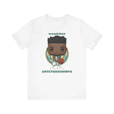 Giannis Antetokounmpo Milwaukee Bucks , Soft Cotton Bella and Canvas Short Sleeve Tee shirt