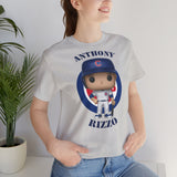 Anthony Rizzo Chicago Cubs, Soft Cotton Bella and Canvas Short Sleeve Tee shirt