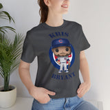 Kris Bryant Chicago Cubs, Soft Cotton Bella and Canvas Short Sleeve Tee shirt
