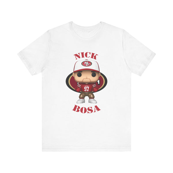 Nick Bosa San Francisco 49ers, Soft Cotton Bella and Canvas Short Sleeve Tee shirt