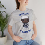 Deion Sanders Dallas Cowboys Throwback, Soft Cotton Bella and Canvas Short Sleeve Tee shirt