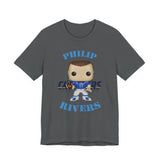 Philip Rivers L.A Chargers, Soft Cotton Bella and Canvas Short Sleeve Tee shirt