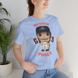 Buster Posey San Francisco Giants, Soft Cotton Bella and Canvas Short Sleeve Tee shirt