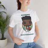 Giannis Antetokounmpo Milwaukee Bucks , Soft Cotton Bella and Canvas Short Sleeve Tee shirt
