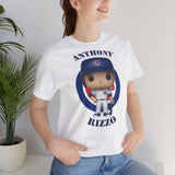 Anthony Rizzo Chicago Cubs, Soft Cotton Bella and Canvas Short Sleeve Tee shirt