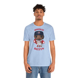 Mookie Betts Boston Red Sox, Soft Cotton Bella and Canvas Short Sleeve Tee shirt