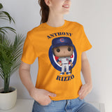 Anthony Rizzo Chicago Cubs, Soft Cotton Bella and Canvas Short Sleeve Tee shirt