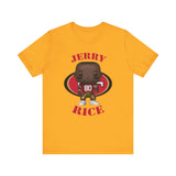 Jerry Rice San Francisco 49ers, Soft Cotton Bella and Canvas Short Sleeve Tee shirt