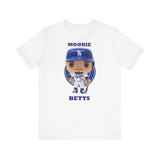 Mookie Betts L.A/Brooklyn Dodgers, Soft Cotton Bella and Canvas Short Sleeve Tee shirt