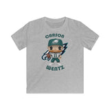 Carson Wentz Philadelphia Eagles White, Kids Gildan Softstyle Tee Shirt