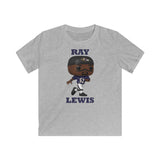 Ray Lewis Baltimore Ravens, Kids Gildan Softstyle Tee Shirt