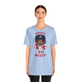 Mookie Betts Boston Red Sox, Soft Cotton Bella and Canvas Short Sleeve Tee shirt