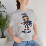 Tom Brady New England Patriots (Large), Soft Cotton Bella and Canvas Short Sleeve Tee shirt