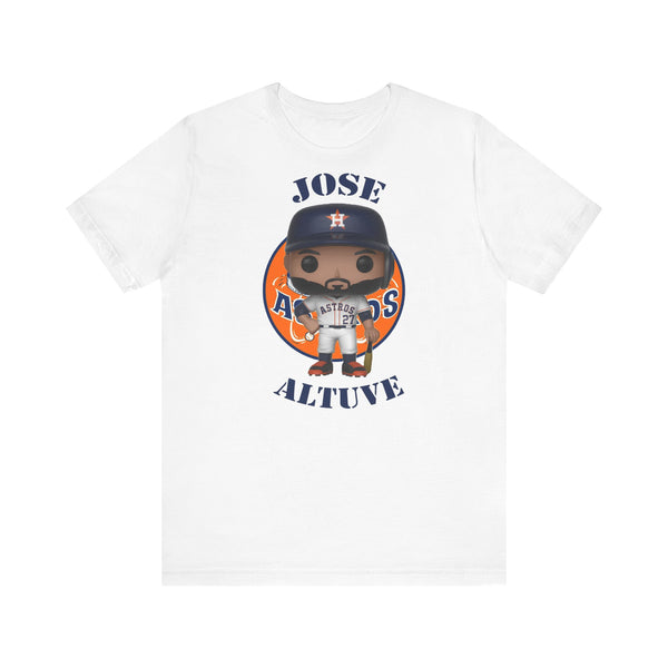 Jose Altuve Houston Astros , Soft Cotton Bella and Canvas Short Sleeve Tee shirt