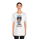 Clayton Kershaw L.A Dodgers, Soft Cotton Bella and Canvas Short Sleeve Tee shirt