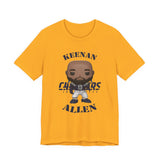 Keenan Allen L.A Chargers, Soft Cotton Bella and Canvas Short Sleeve Tee shirt
