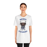 Deion Sanders Dallas Cowboys Throwback, Soft Cotton Bella and Canvas Short Sleeve Tee shirt