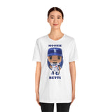 Mookie Betts L.A/Brooklyn Dodgers, Soft Cotton Bella and Canvas Short Sleeve Tee shirt