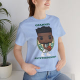 Giannis Antetokounmpo Milwaukee Bucks , Soft Cotton Bella and Canvas Short Sleeve Tee shirt