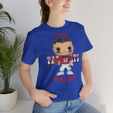 Tom Brady New England Patriots (Throwback), Soft Cotton Bella and Canvas Short Sleeve Tee shirt