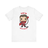 Nico Hischier New Jersey Devils, Soft Cotton Bella and Canvas Short Sleeve Tee shirt