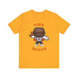 Von Miller Denver Broncos, Soft Cotton Bella and Canvas Short Sleeve Tee shirt