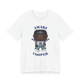 Amari Cooper Dallas Cowboys, Soft Cotton Bella and Canvas Short Sleeve Tee shirt